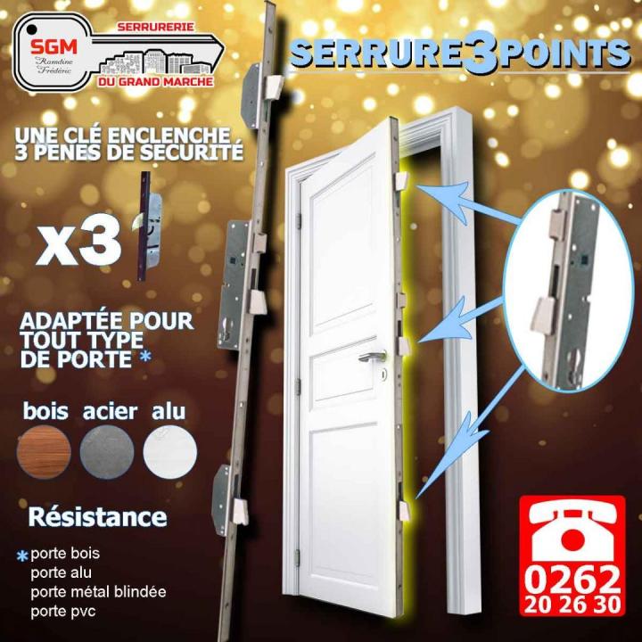 Pose de système de fermeture haute sécurité La Réunion