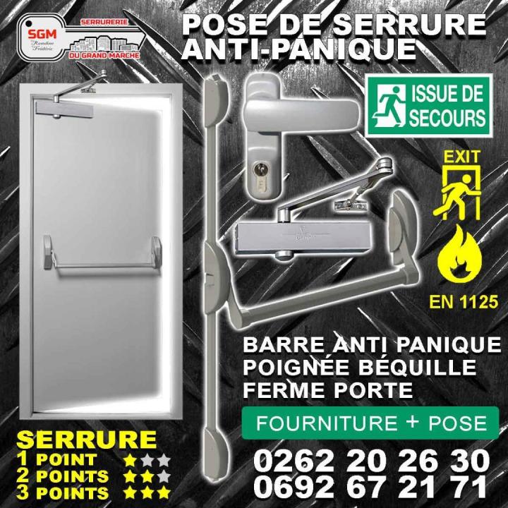 Pose de porte blindée La Réunion