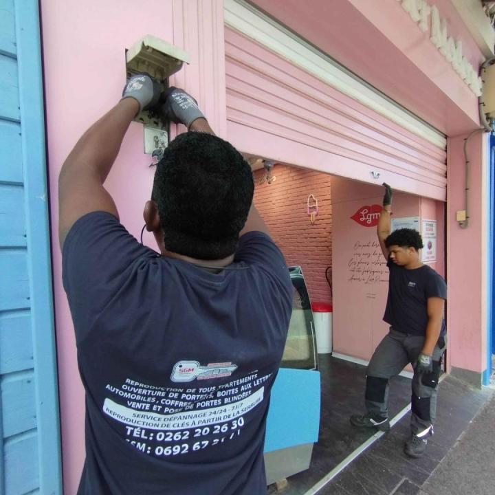 Pose de contrôle d'accès La Réunion